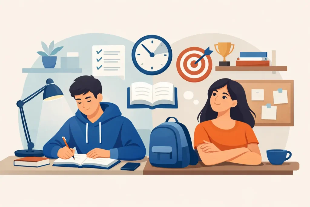 Hábitos de estudio adolescentes: orden y carácter